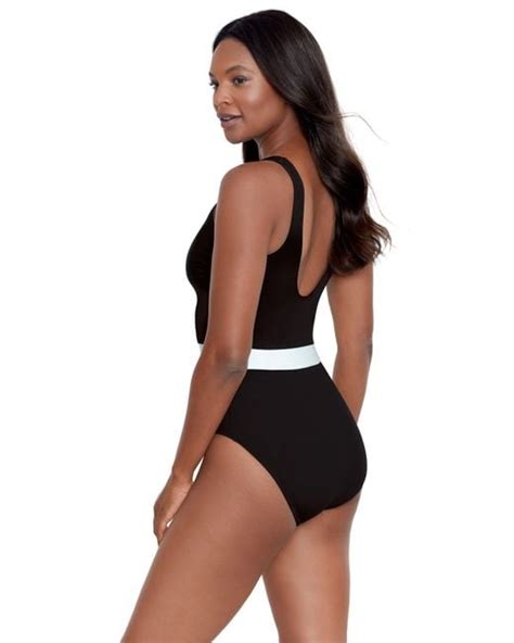 Miraclesuit Spectra One Piece Swimsuit In Black Lyst