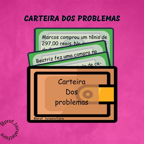 Carteira Dos Problemas Educa Market