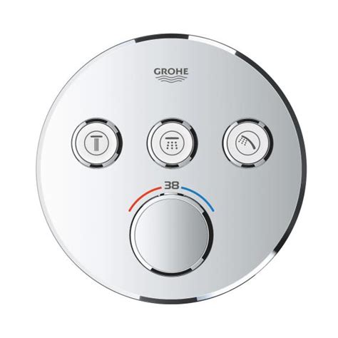 Grohe Grohtherm SmartControl Thermostat Mit 3 Absperrventilen Chrom