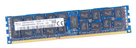 SK Hynix 16GB 2Rx4 PC3L 12800R DDR3 Registered Server RAM Modul REG ECC