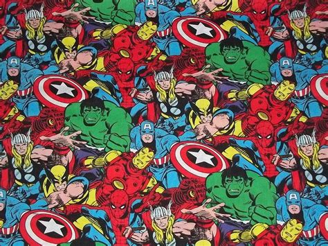 Vintage Superhero Marvel Pattern HD Wallpaper Pxfuel