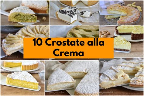 CROSTATE Alla Crema Di Pasta Frolla Golose Ricette Facili Per Tutti