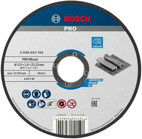 Bosch Ag Metal Inch Cut Off Wheel Set White Pack Of Amazon