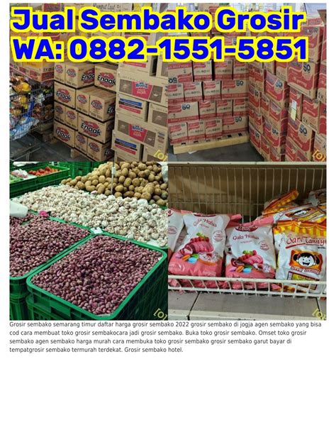 PPT Ö88ᒿI55I585I WA Grosir Sembako Dan Rokok Grosir Warung