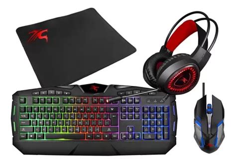 Combo Gamer Sentey Gs Auriculares Teclado Mouse Padmouse Mercadolibre