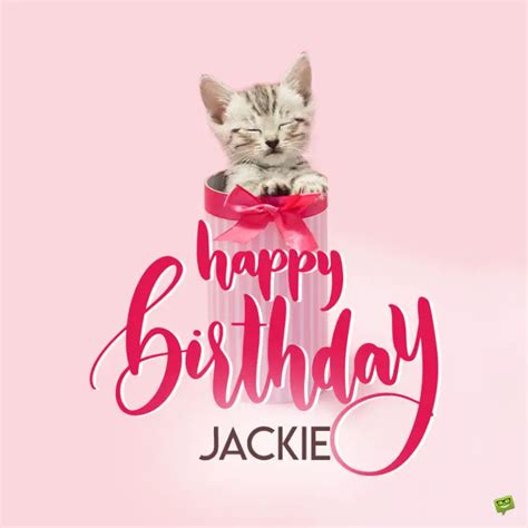 Happy Birthday Jackie Images And Wishes To Share With Her