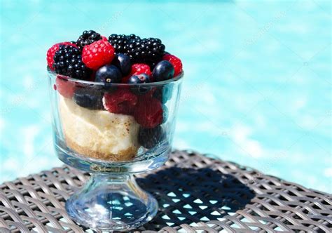 Morning dessert with berries — Stock Photo © EllenSmile #29896981