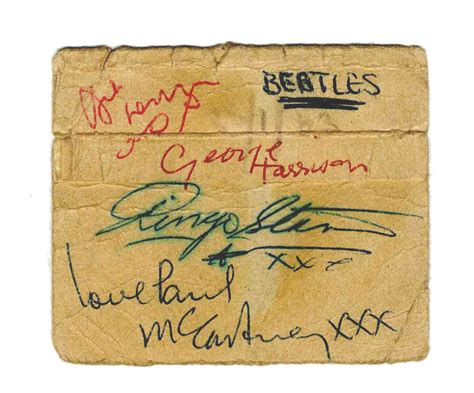 FREE APPRAISAL: Beatles Autographs from Nate D. Sanders Auctions