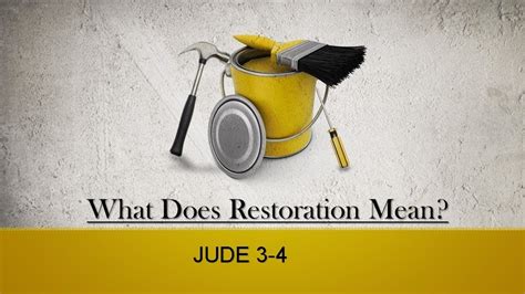 Jude 3 4 Reformation The Restoration What Happened