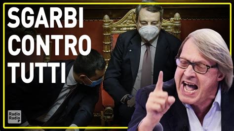 Sgarbi Draghi Fallir Come Conte Speranza Non Capisce Un Ca