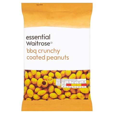 Essential Waitrose Bbq Crunchy Coated Peanuts Ocado