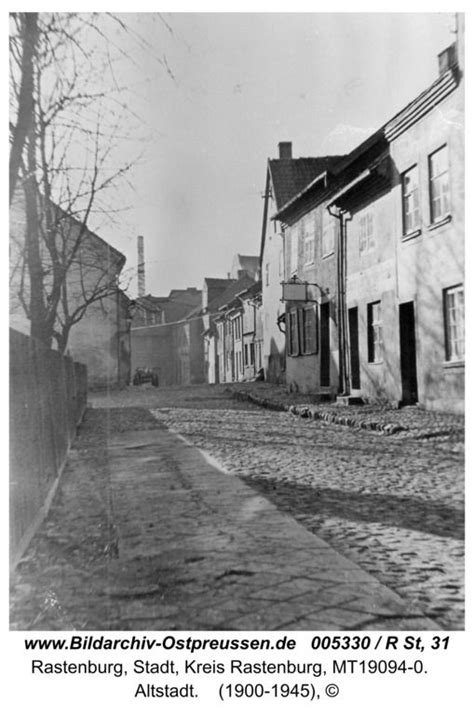 Archiwum Zdj Prusy Wschodnie Rastenburg Altstadt Burg Altstadt