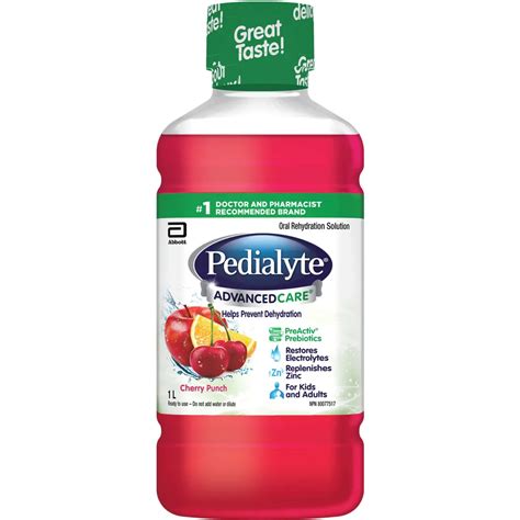 Pedialyte AdvancedCare Electrolyte Oral Rehydration 60 OFF