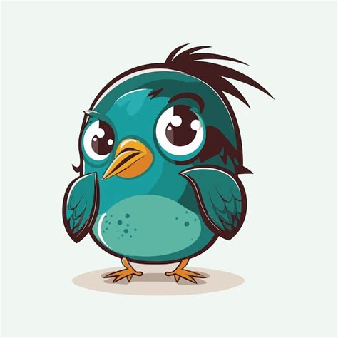 Premium Vector Vector Cute Teal Cartoon Style