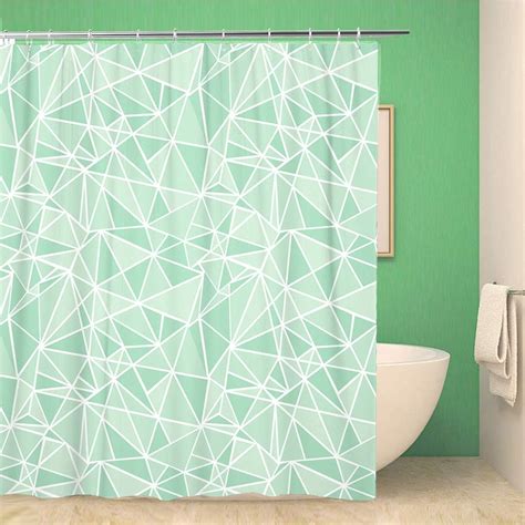 Spxubz Abstract Mint Green Geometric Mosaic Triangles Stationery