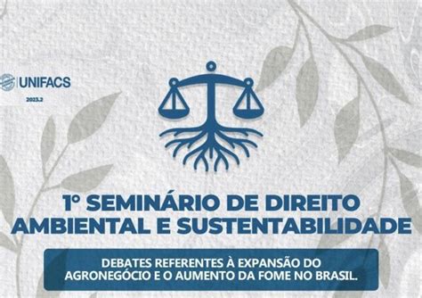 Semin Rio De Direito Ambiental E Sustentabilidade Em Feira De