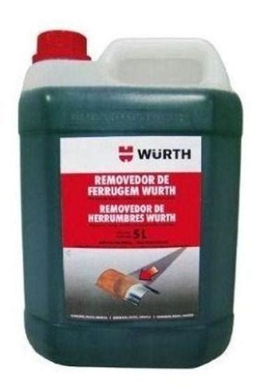 Removedor De Ferrugem Desengraxante Limpa Chassi Wurth L Produtos