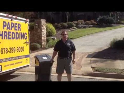 Paper Shredding Atlanta Ga Youtube