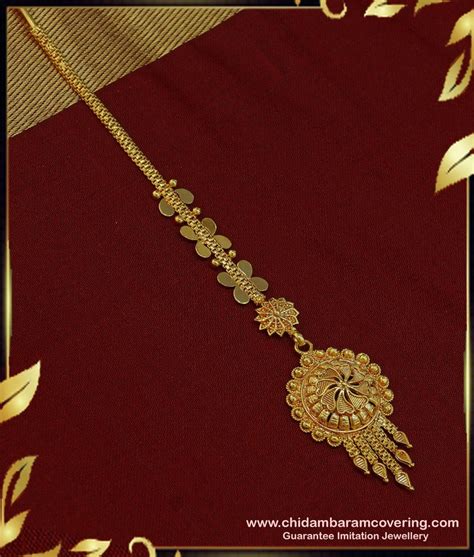 Buy Traditional Gold New Model Papidi Billa Designs Wedding Maang Tikka