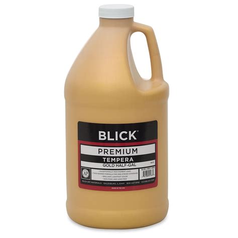 Blick Premium Grade Tempera Gold Half Gallon Walmart