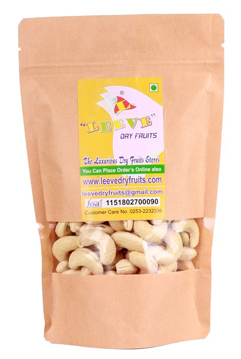 Buy Cashew Nuts Organic Goa Cashew Kaju Standard Gm