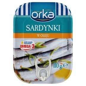 SARDYNKI W OLEJU 110G ORKA 12532278030 Allegro Pl