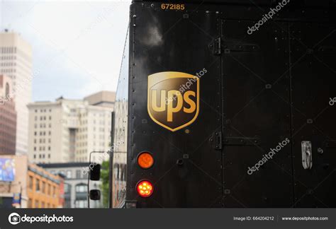 Providence Usa July 2023 Ups Delivery Sign Symbolizing Efficient ...