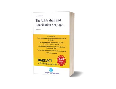 The Arbitration And Conciliation Act 1996 2023 Edition By Ygp L The Online