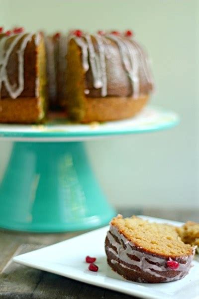 Honey Spice Cake With Pomegranate Glaze What Jew Wanna Eat