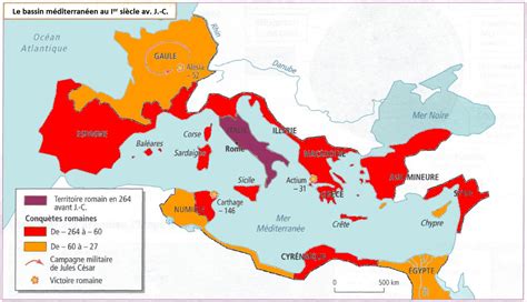 Carte Des Conquetes Romaines Sous La Republique Exploracours