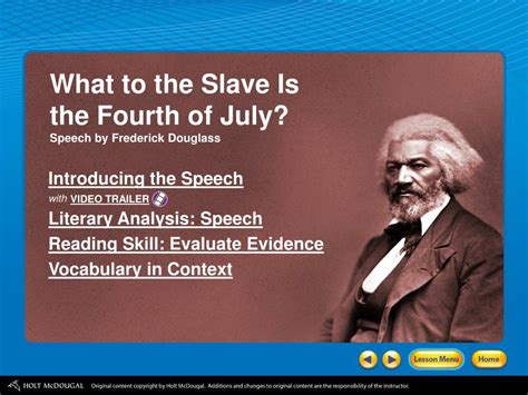 Frederick Douglass Fourth Of July Speech