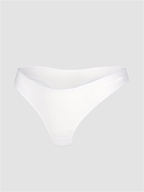 Sheer X Thong Panty In White Savage X Fenty