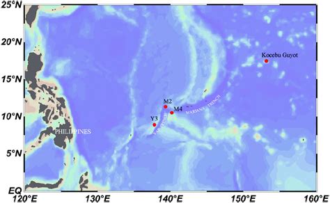 Locations Of The Seamounts Surveyed In The Expeditions Tropical West