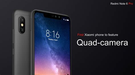 Buy Xiaomi Redmi Note 6 Pro Smartphone At Promotion Price On Banggood Gizmochina