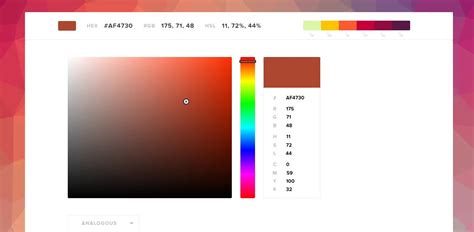 Hex colors picker - Hex colors picker