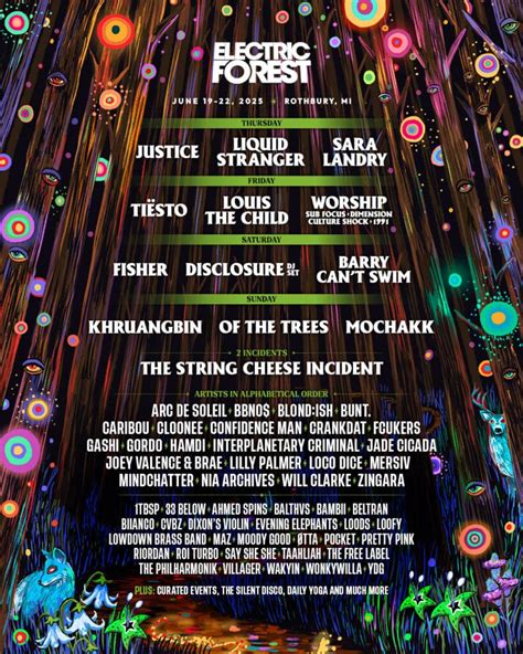 Electric Forest Announces Initial Artists On Lineup Edm Identity