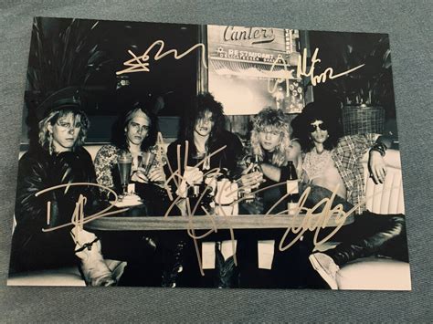 Guns N Roses Signed Autograph Auto X Photo Axl Rose Slash Duff