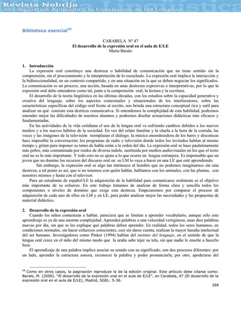 El desarrollo de la expresión oral en el aula de E LE