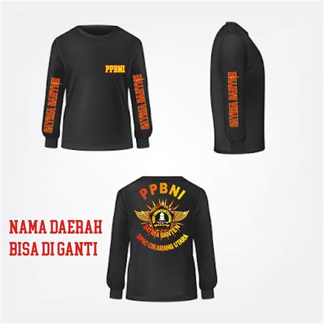 Jual Kaos Ppbni Satria Banten Panjang Nama Daerah Bisa Di Ganti