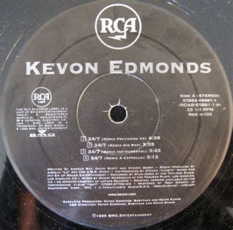 Kevon Edmonds - 24/7 (1999, Vinyl) | Discogs