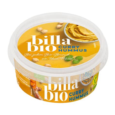 BILLA Bio Hummus Curry BILLA Online Shop