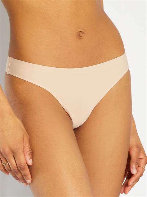 Tanga Envie De Lingerie Beige Kiabi