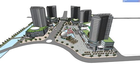 ★Sketchup 3D Models-Business Building Sketchup Models