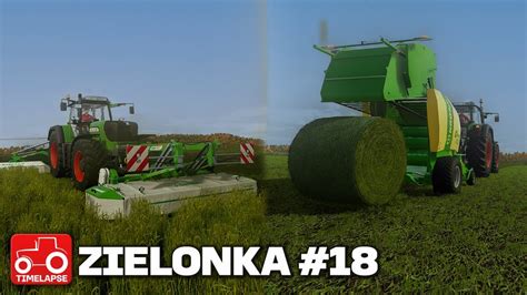 Making Silage Bales Harvesting Sunflowers And Corn Fs22 Timelapse