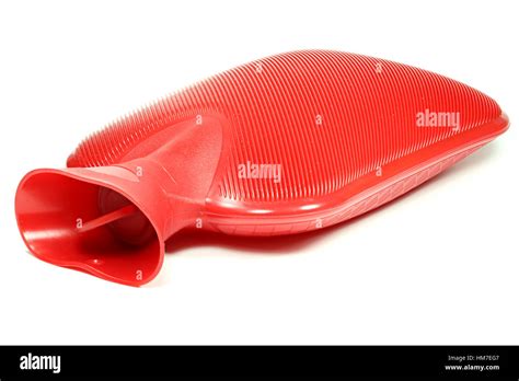 Hot Water Bottle Isolated On White Background Stock Photo Alamy