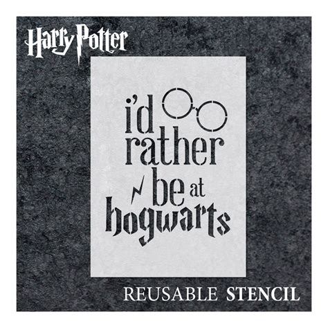 Harry Potter Pochoir N9 Pochoir Décole Magique Pour Décor De Crèche