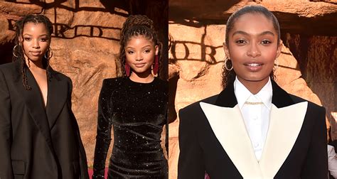 Chloe And Halle Bailey Join Yara Shahidi At ‘the Lion King Premiere