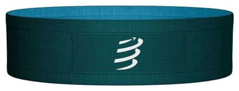 Ceinture De Running Compressport Free Belt Shaded Spruce Vert Bleu