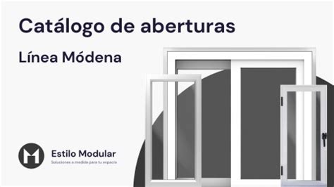 Cat Logo De Aberturas L Nea M Dena Estilo Modular