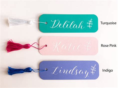 Personalized Bookmarks Custom Bookmarks Bookmarks - Etsy